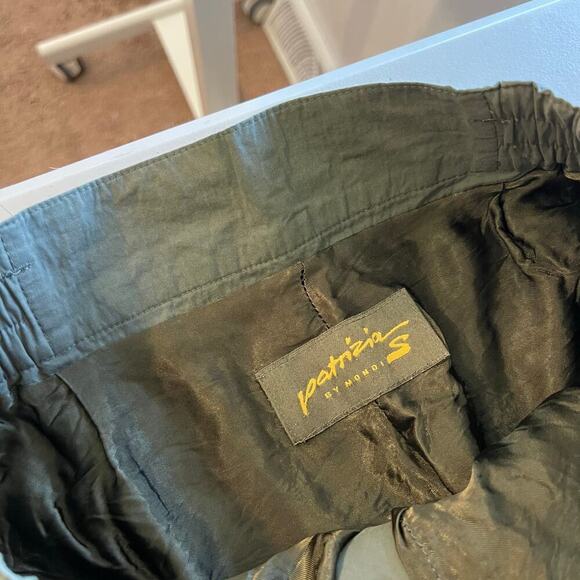 Patrizia S By Mondi Germany Green High Waisted Zipper Cropped Trousers Size 18/L - Picture 9 of 16